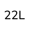 22 L