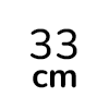 33 cm