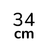 34 cm