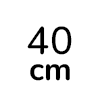 40 cm