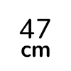 47 cm