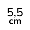 5,5 cm