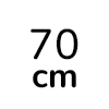 70 cm