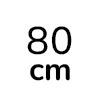 80 cm