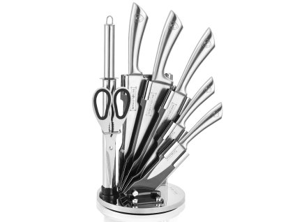 44737 royalty line rl kss600 8 dielna sada nozov v praktickom stojane strieborna