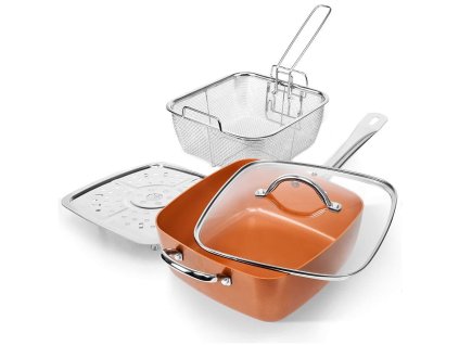 46579 mischler cook mc fa1004 hrniec s pokrievkou 3v1 24 x 24 cm 4 ks