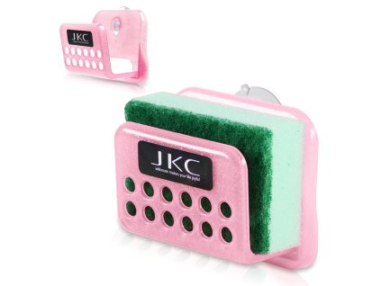 47077 perfect home 10268 drziak na hubku do drezu 8x6x3 4 cm ruzova