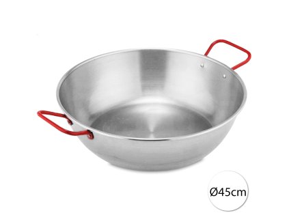 49414 garcima 13418 ocelova wok paella panvica 45cm