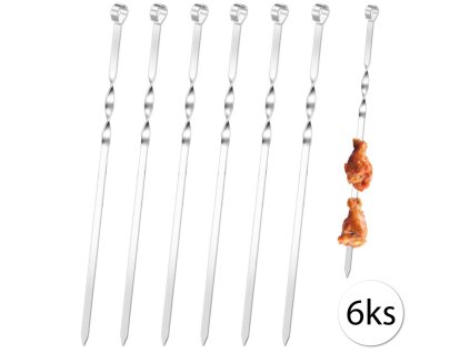 49609 perfect home grilovacie ihly chromovane 72124 6 ks