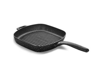 50593 korkmaz gusto a1373 16349 panvica s volkanit povrchom 28x28cm cierna