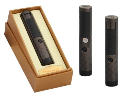 Panning NO.2201 Zapalovač s USB nabíjením a laserem 10,5x1,5cm, černý