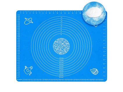 56175 1 silikonova podlozka na cesto modra