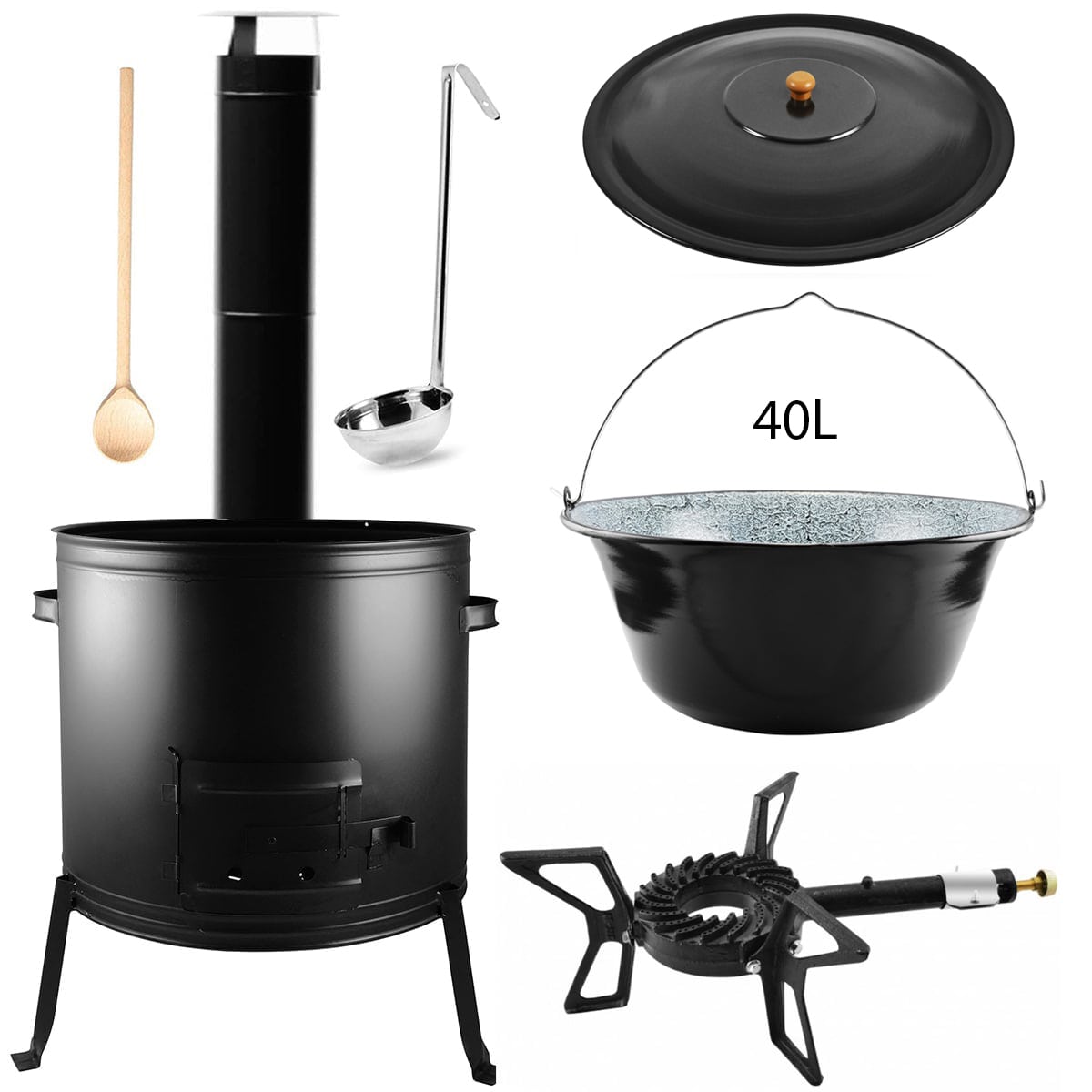Perfect Home Set-165 Kotlíková souprava 40L, 6ks