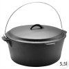 49393 perfect home 12017 liatinovy hrniec s pokrievkou 31 2 cm 5 5 l cierny