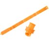 HomePRO 12418 Klips na sáčky s otvorem na sypání potravin, 11cm, oranžová