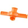 HomePRO 12418 Klips na sáčky s otvorem na sypání potravin, 11cm, oranžová