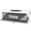 HomePRO 172433 Box na papírové kapesníky 27x15x8,8cm, bílo-šedá