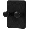 HomePRO AG807 Samolepící nástěnný věšák multifunkční 5,5x7,5cm, černá