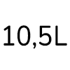 10.5 L