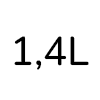 1.4 L