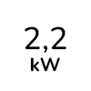 2,2 kW