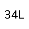 34 L