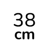38 cm