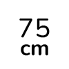 75 cm