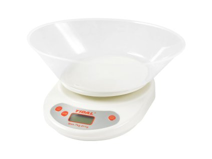 44779 tidal td 305 kuchynska vaha s lcd displejom do 7kg biela