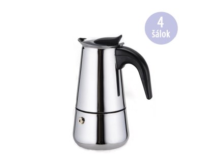 44890 arise kps 400 moka kavovar nerezovy 4 salky