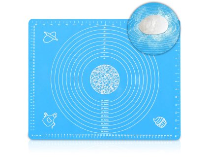 47812 kmt style 5403410 silikonova podlozka na cesto 40x50cm modra