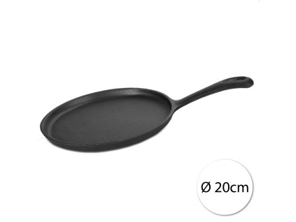 48097 perfect home 14773 liatinova panvica na vyprazanie 20 cm cierna