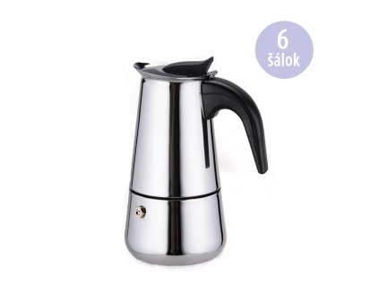 48166 arise kps 600 moka kavovar nerezovy kanvica 6 salok