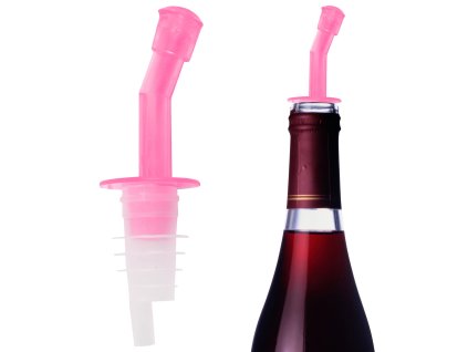 48310 kmt style 7410 plastovy lievik na alkohol 10cm 2ks ruzovy