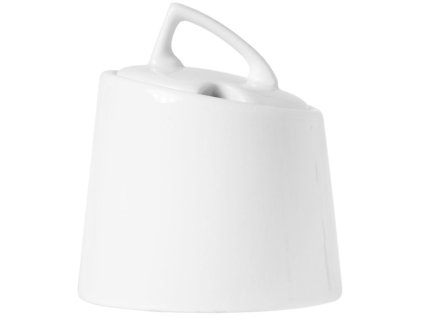 48769 homedelux hd12059 porcelanova cukornicka s vekom 9cm biela