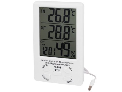 49105 homepro ta298 digitalny teplomer vlhkomer interieru a exterieru 40 c 70 c