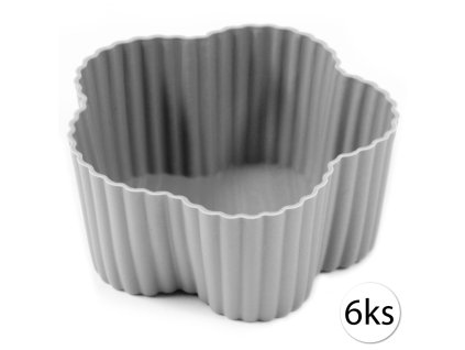 49135 odelo roseli od2047 silikonove kosicky na muffiny kvety 6ks 6 5x5x3cm