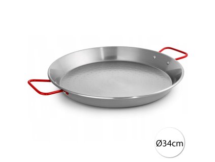 49408 garcima 13433 ocelova paella panvica 34cm