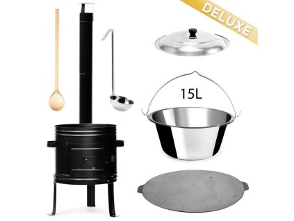 50698 perfect home pl set 61 deluxe kotlikova suprava 15l 6ks kotlina kotlik pokrievka varecha naberacka platna
