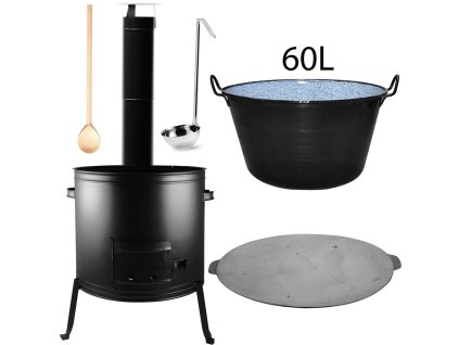 50725 perfect home pael set 70 kotlikova suprava 60l 6ks kotlina dymovod kotlik varecha naberacka platna