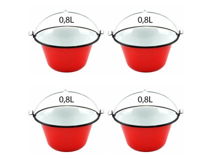 52018 perfect home smaltovany servirovaci kotlik na gulas 0 8l 4ks 21117