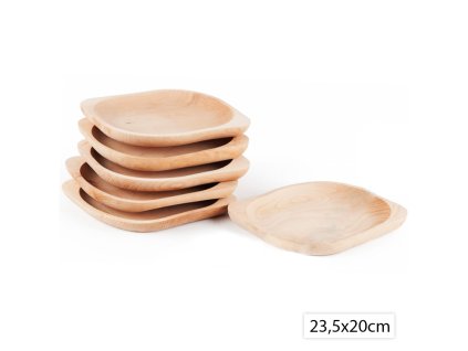 52906 suprava drevenych misiek 6ks 23 5x20cm perfect home 7937