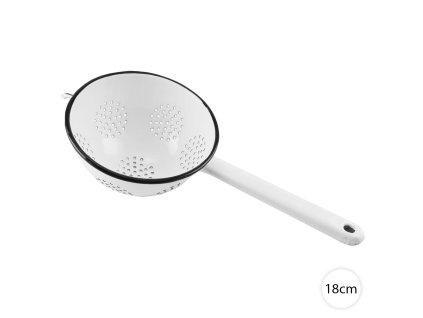 53170 smaltovane sitko cednik 18cm perfect home 14100