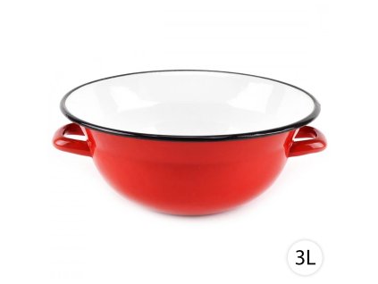 53194 perfect home smaltovana miska vandlik 3l 26cm cervena 4267