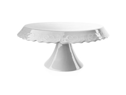 Affek Design MX0643 Podnos na tortu Patera, sivý,  25,5 x 13,3 cm