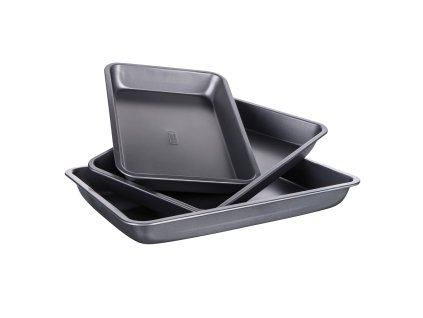 BANQUET sada 3ks obdlznikovych pekacov s neprilnavym povrchom 50577