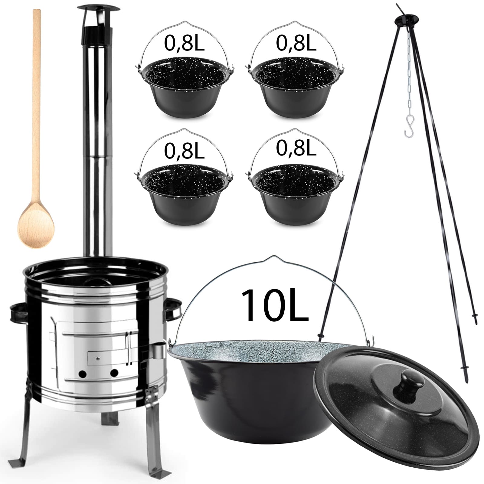 Perfect Home Partyset42 Kotlíková súprava 10L, 9ks
