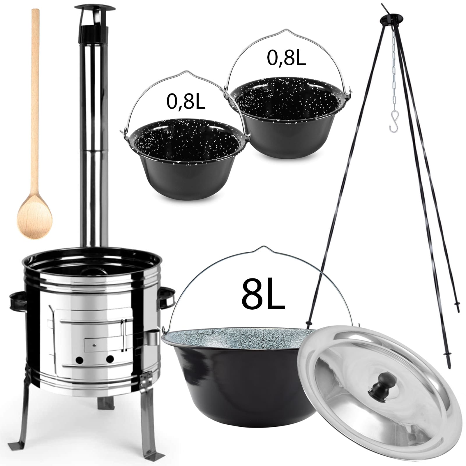 Perfect Home Partyset43 Kotlíková súprava 8L, 7ks