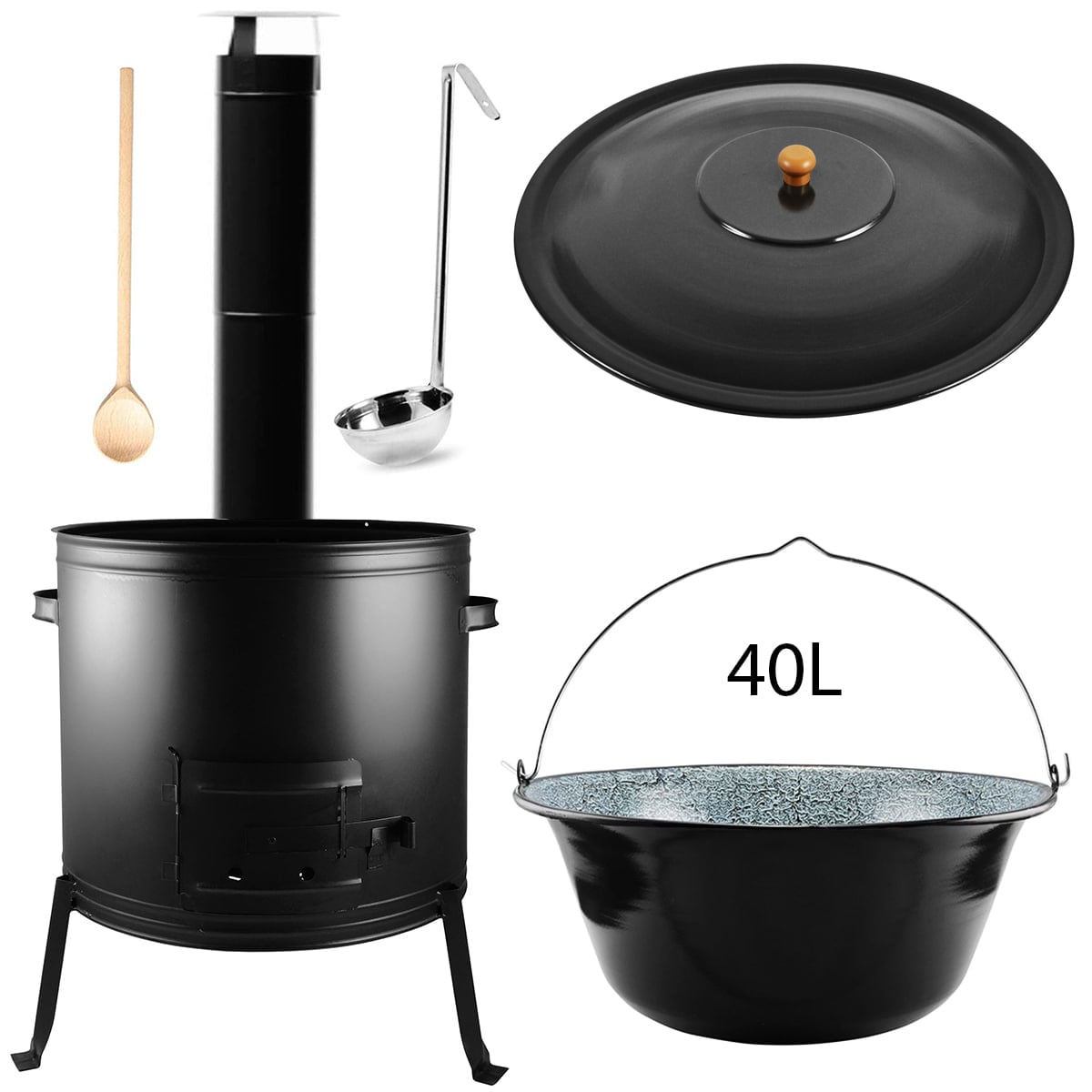 Perfect Home Set-132 Kotlíková súprava 40L, 5ks