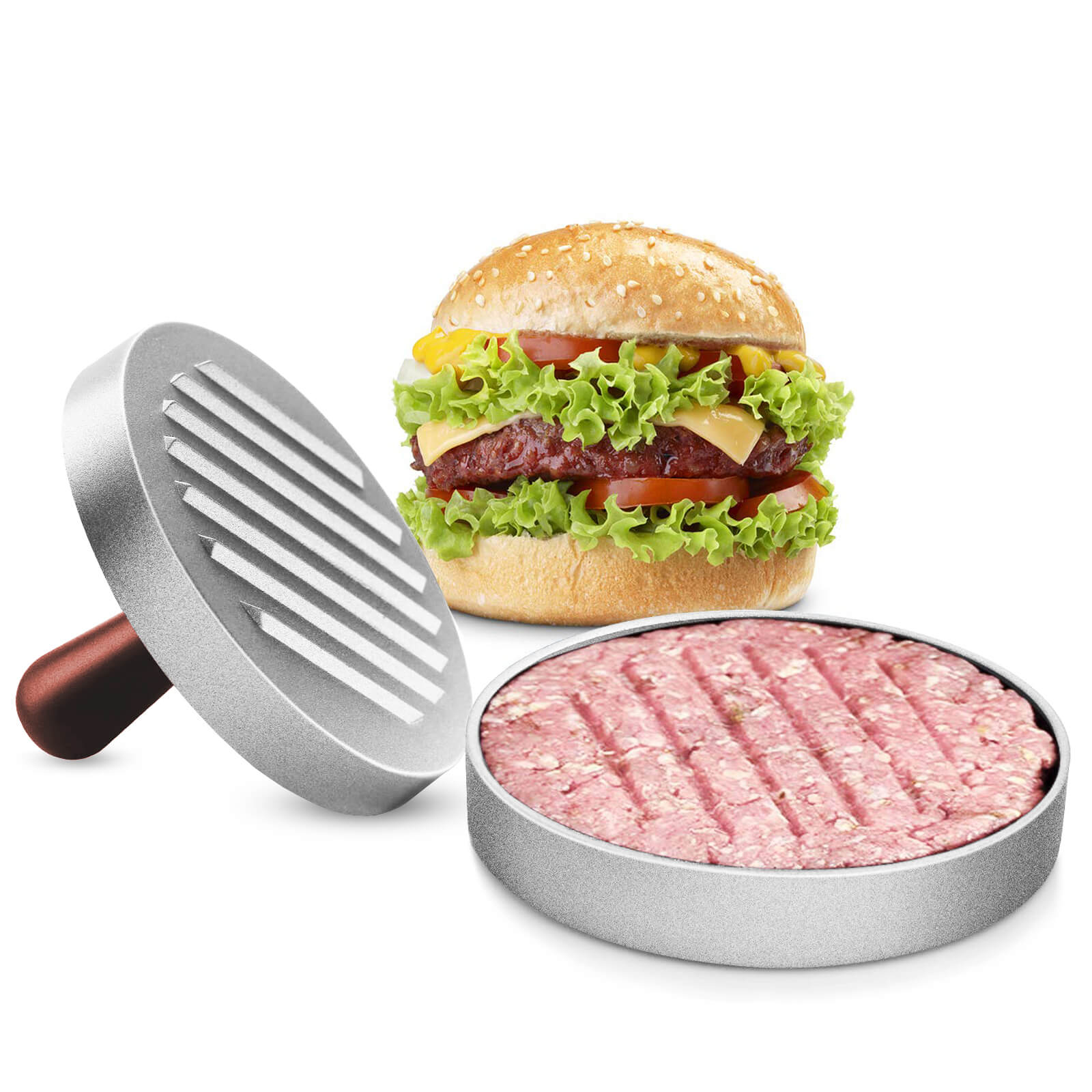 Royal Kitchen Te19-978 Press na hamburger 11,4 cm